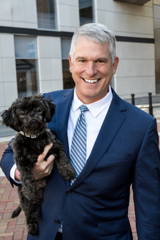 John and his dog Moose.