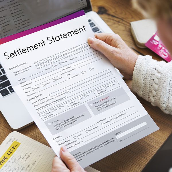 estate settlement document